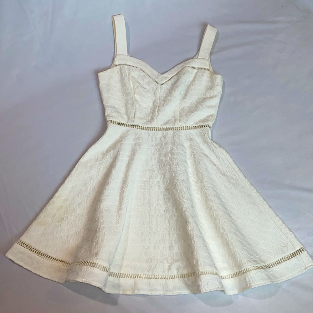 B Darlin, Ivory Sleeveless Dress, sz: 1/2